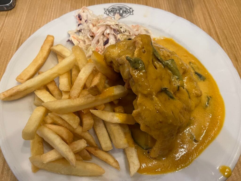 Dave's Deli, IOI City Mall Putrajaya - January 2022 - Salted Egg Chicken Chop