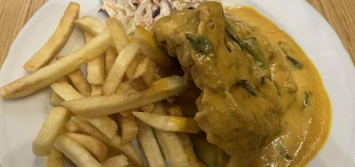 Dave's Deli, IOI City Mall Putrajaya - January 2022 - Salted Egg Chicken Chop